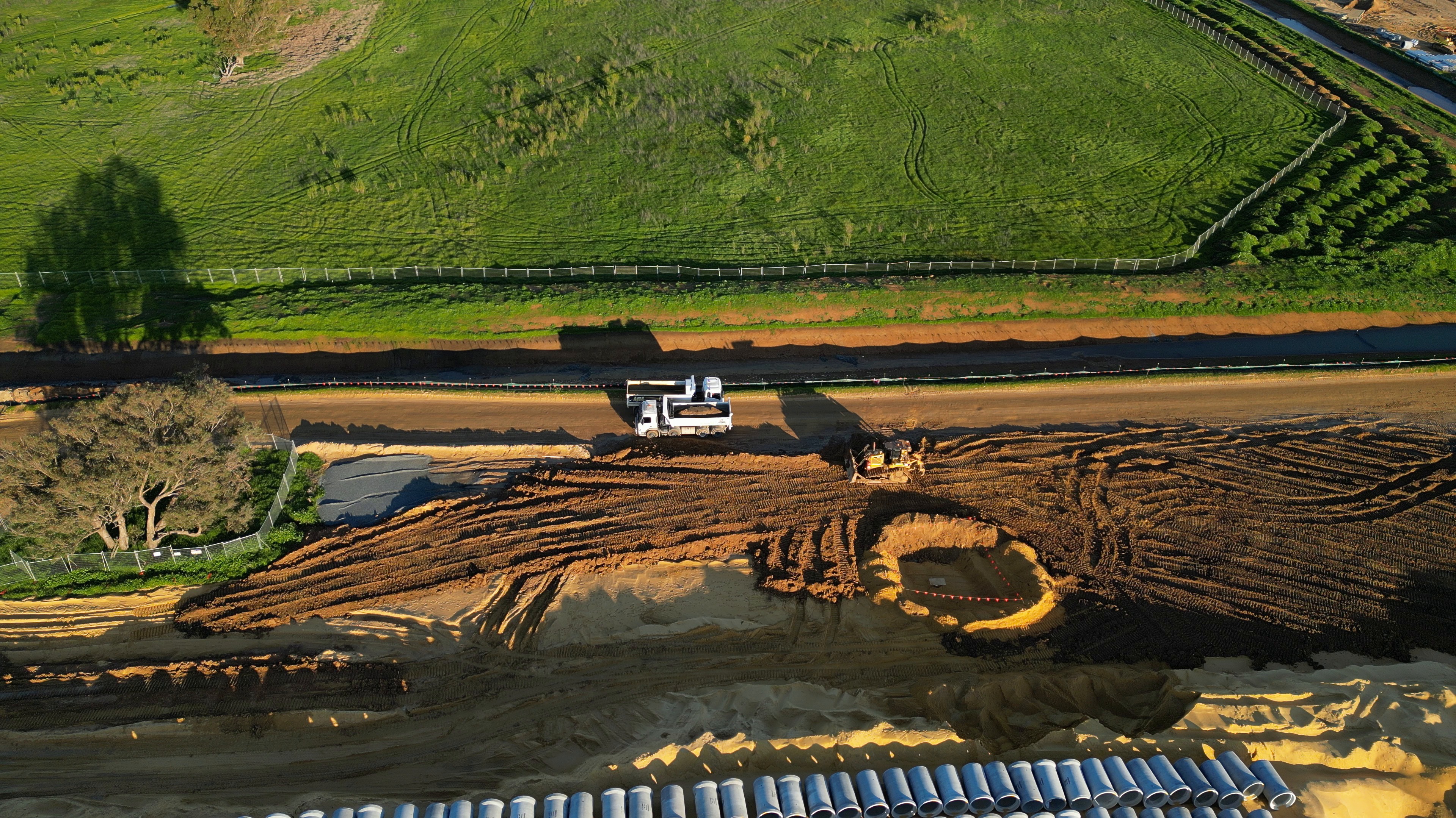 Heavy haul truck and worksite freight scene
